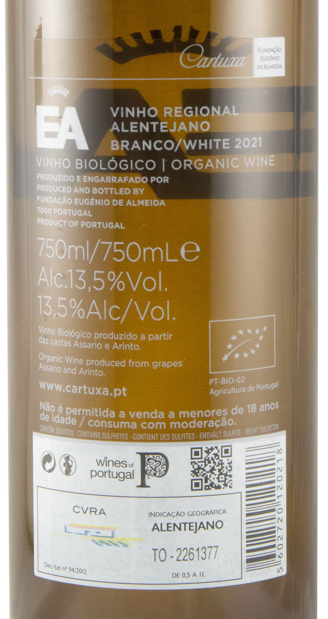 2021 Fundação Eugénio de Almeida EA organic white