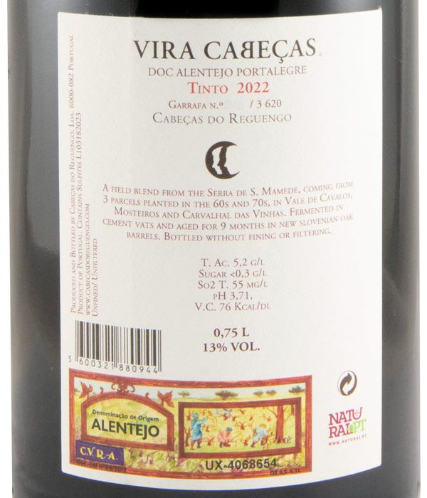 2022 Vira Cabeças tinto