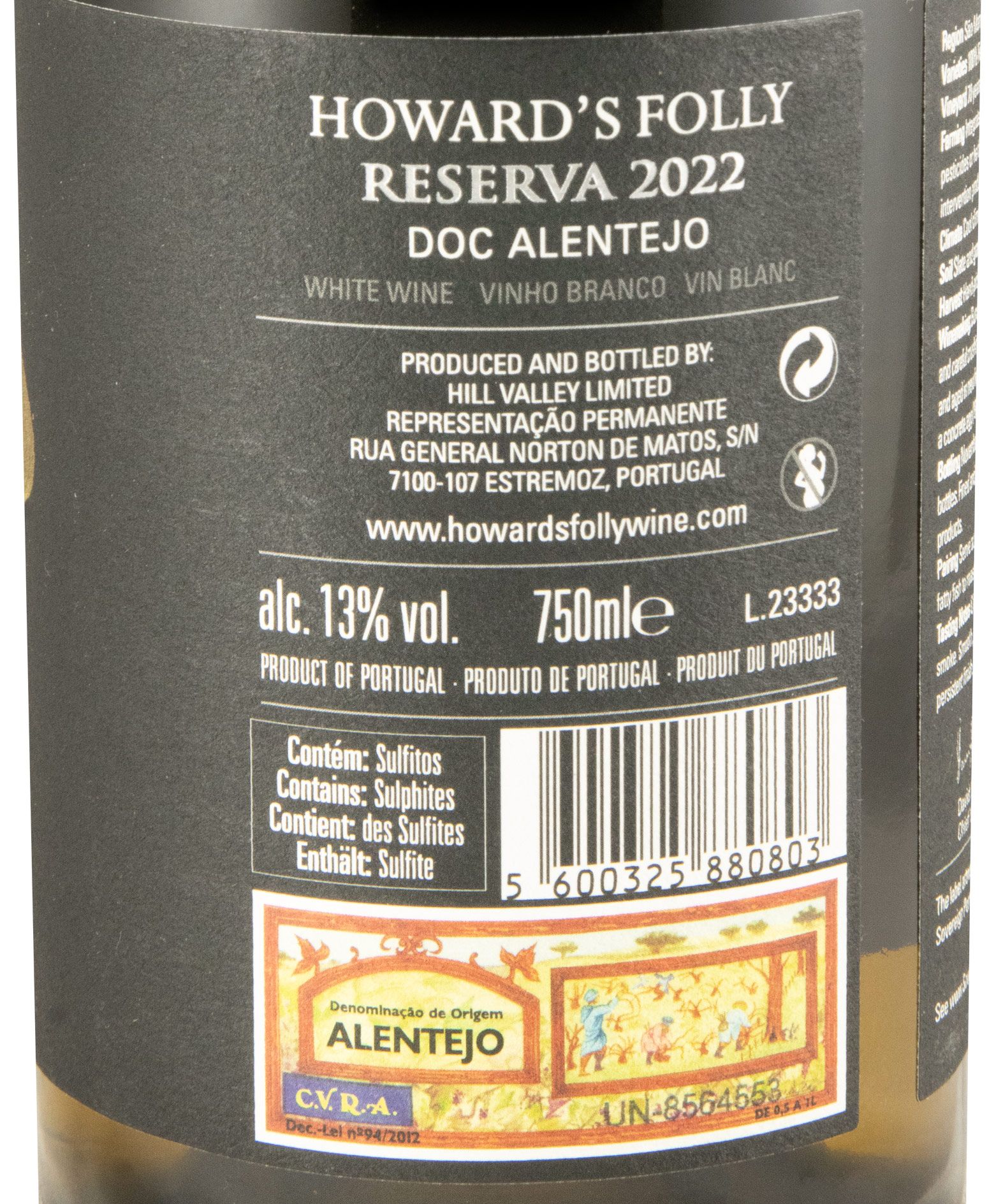 2022 Howard's Folly Reserva branco