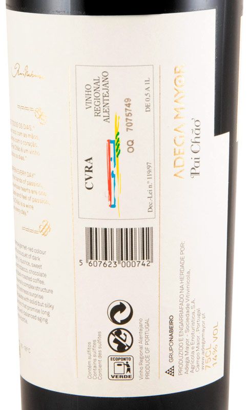 2008 Adega Mayor Pai Chão Garrafeira red