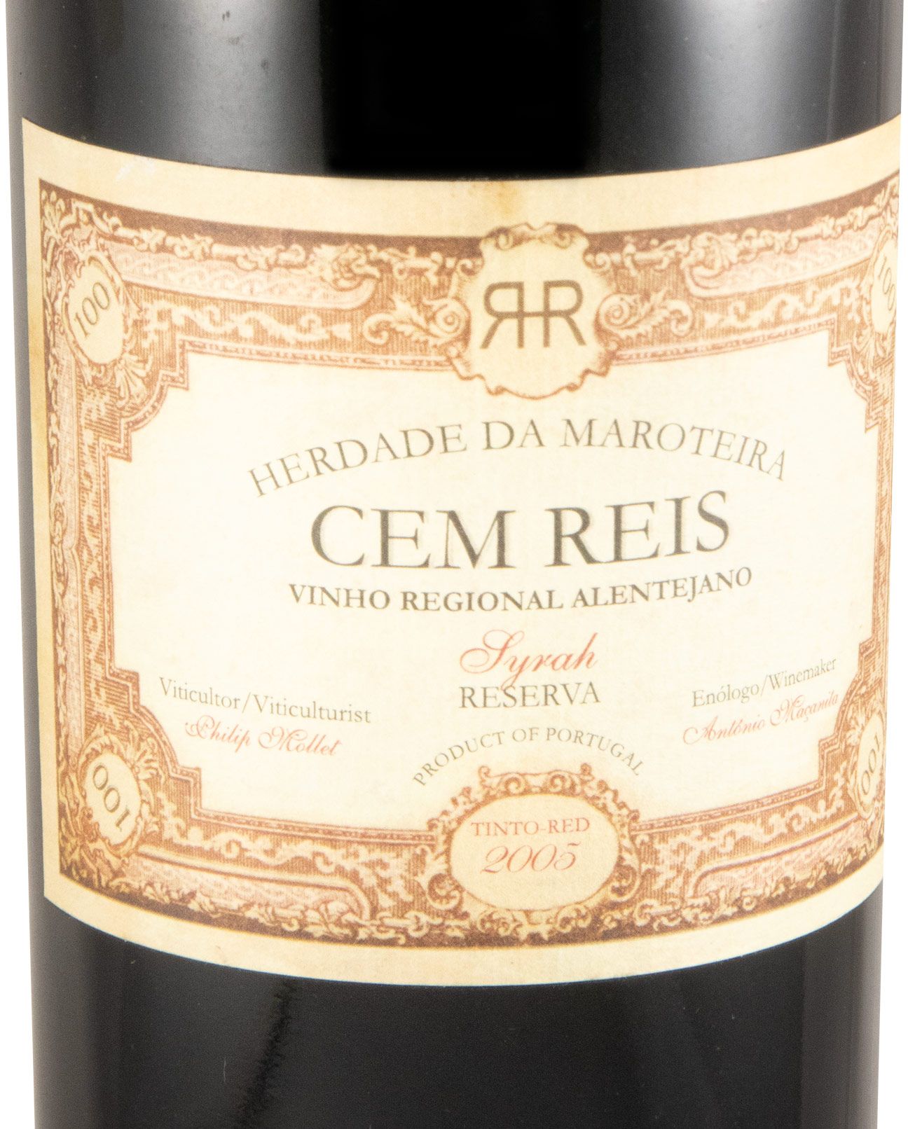 2005 Herdade da Maroteira Cem Reis Syrah Reserva tinto