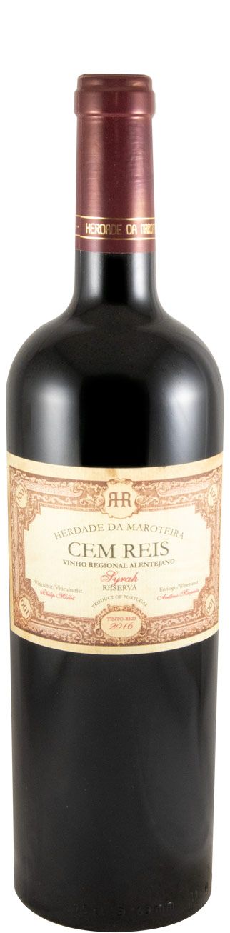 2016 Herdade da Maroteira Cem Reis Syrah Reserva tinto