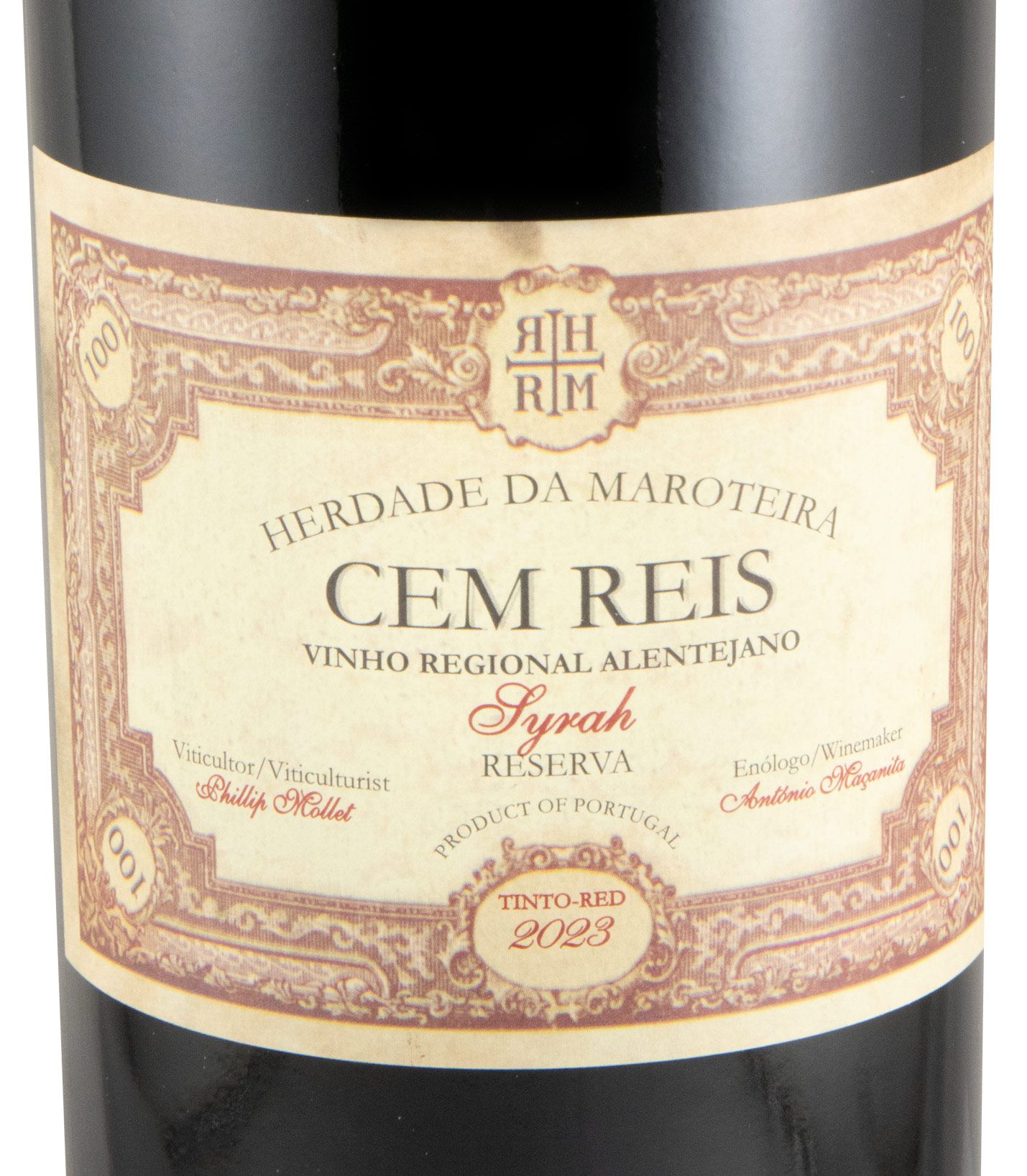 2023 Herdade da Maroteira Cem Reis Syrah Reserva tinto
