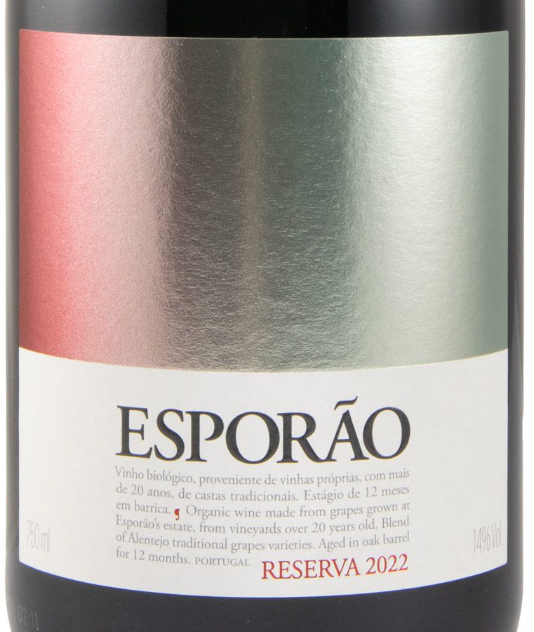 2022 Esporão Reserva biológico tinto