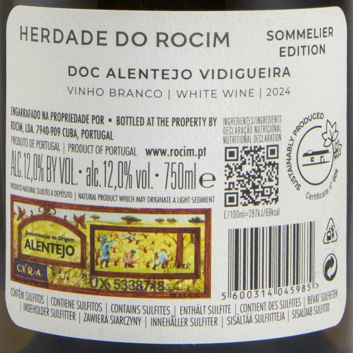 2024 Herdade do Rocim Sommelier Edition branco