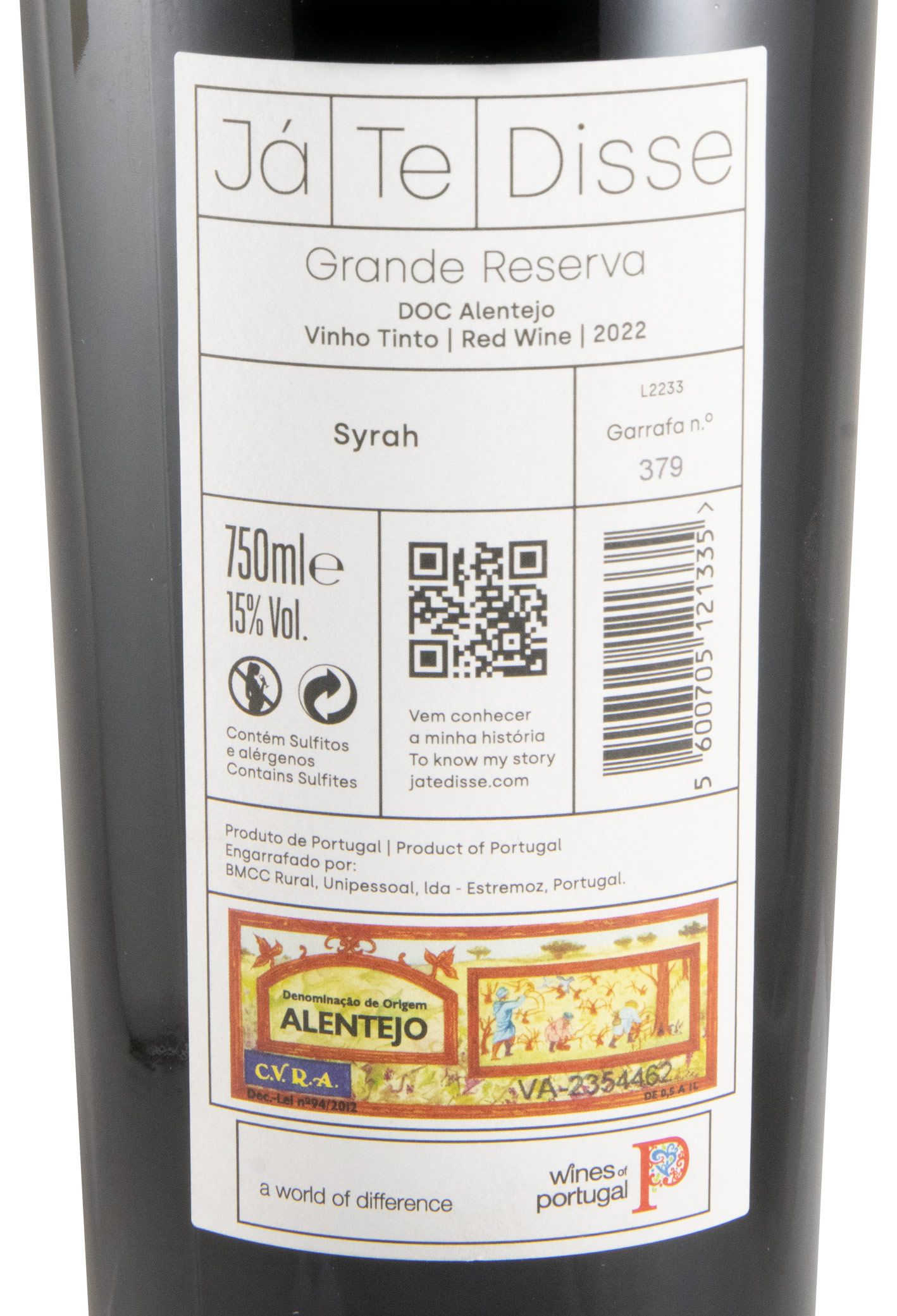 2022 Já Te Disse Syrah Grande Reserva red