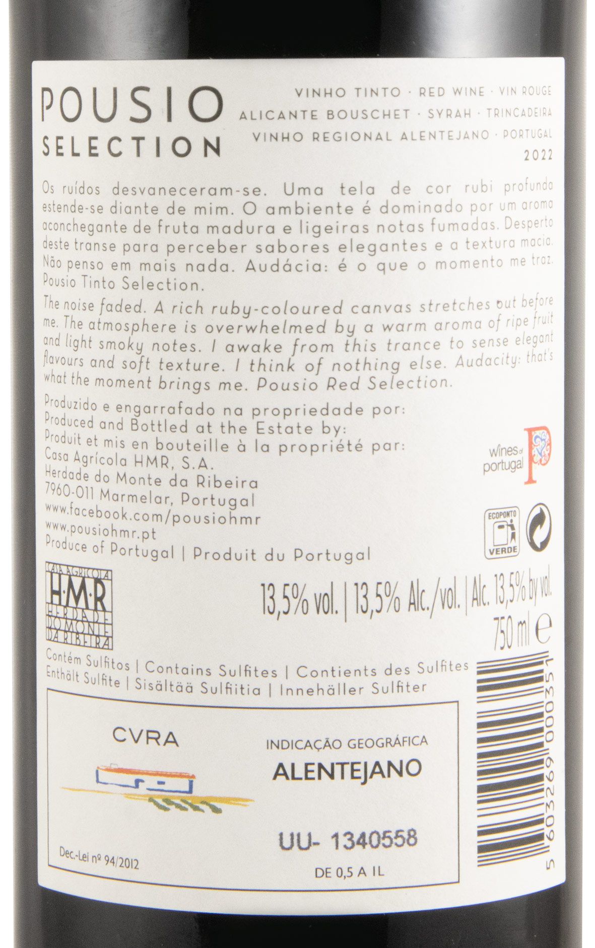 2022 Pousio Selection tinto