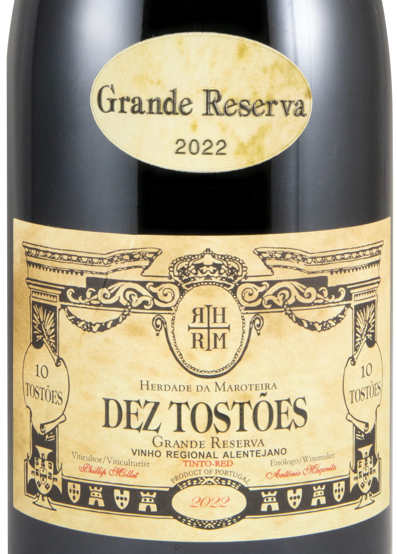 2022 Herdade da Maroteira Dez Tostões Grande Reserva tinto