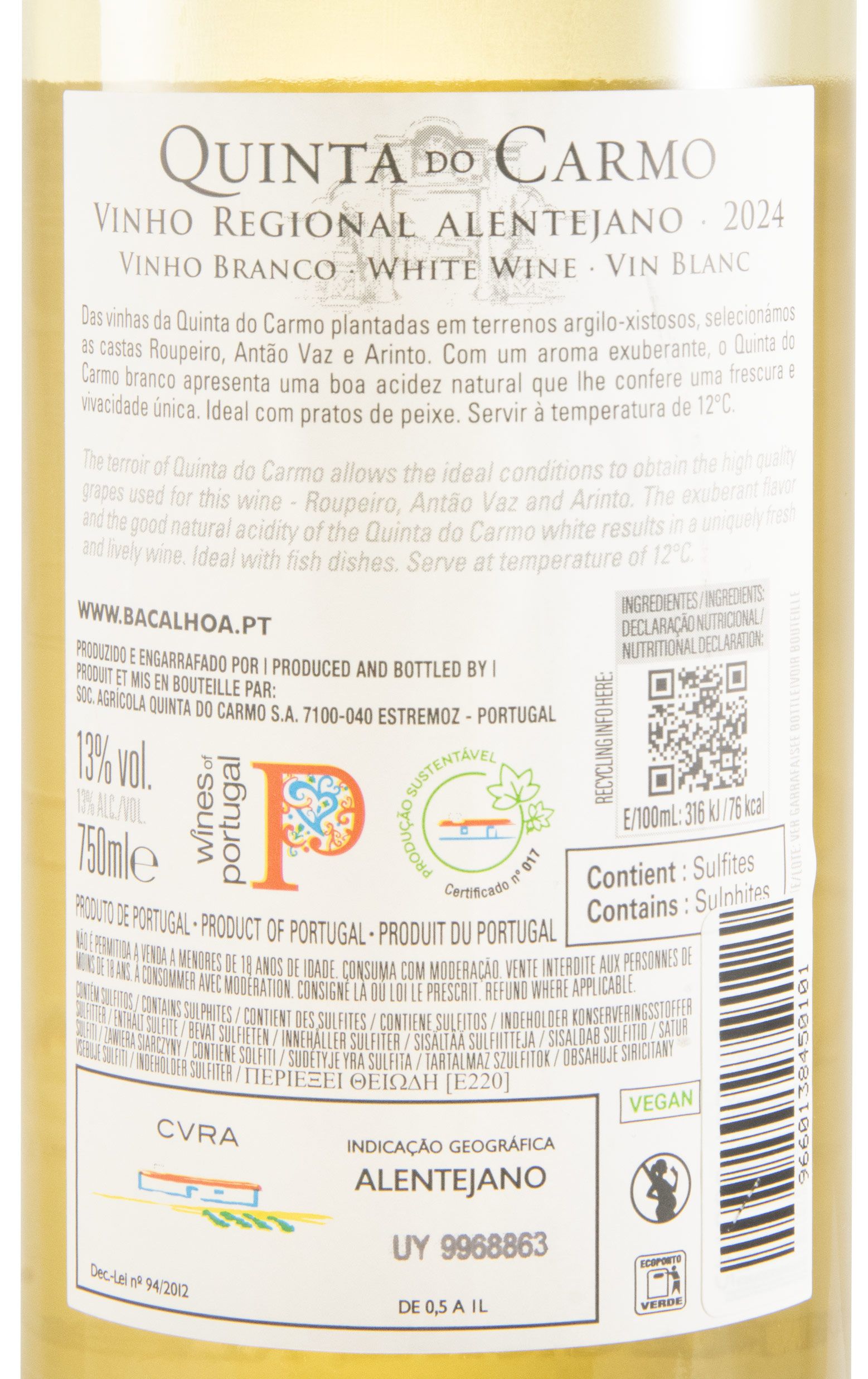 2024 Quinta do Carmo white