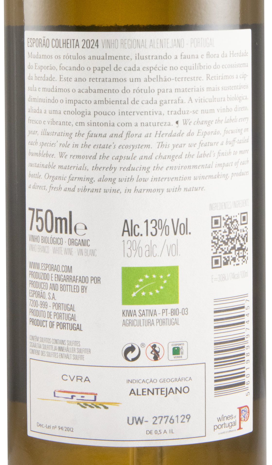 2024 Esporão Colheita organic white