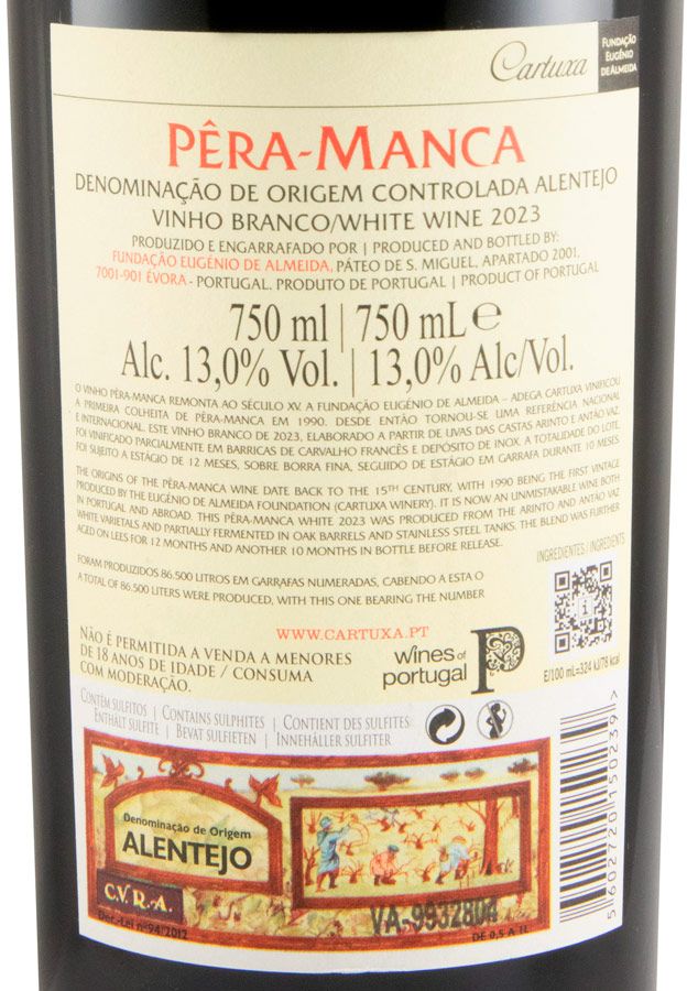 2023 Pêra-Manca white