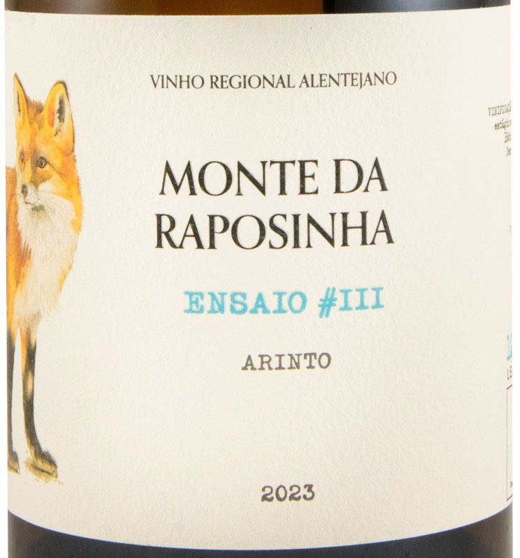 2023 Monte da Raposinha Ensaio III Arinto organic white