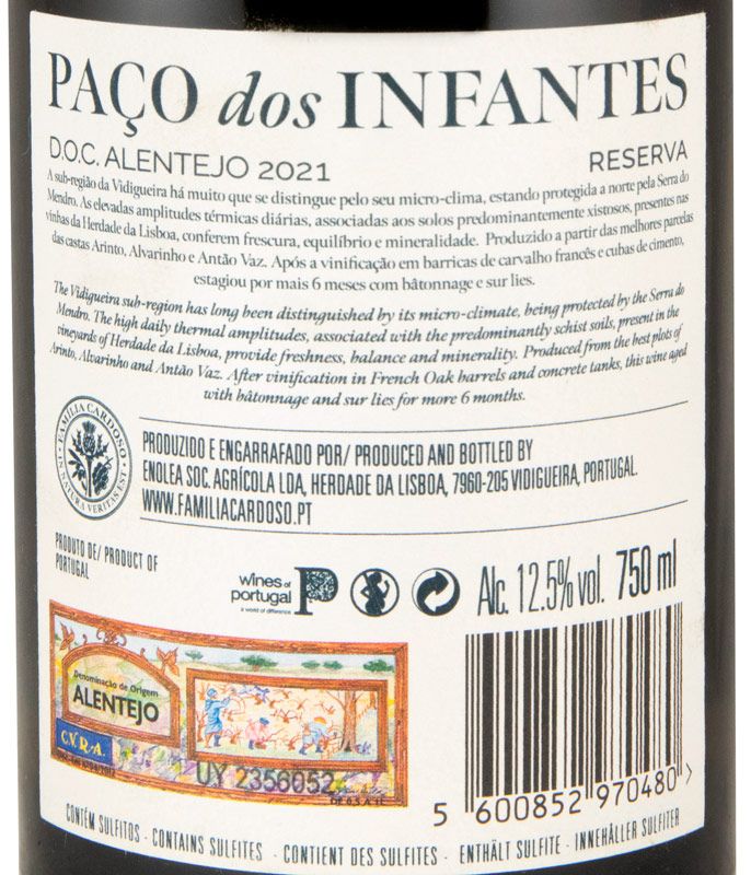 2021 Herdade da Lisboa Paço dos Infantes Reserva branco