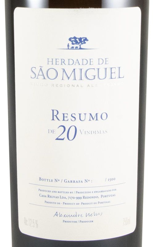 Herdade de São Miguel 2005-2024 Resumo de 20 Vindimas branco