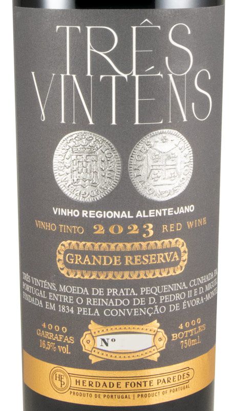2023 Herdade Fonte Paredes Três Vinténs Grande Reserva tinto