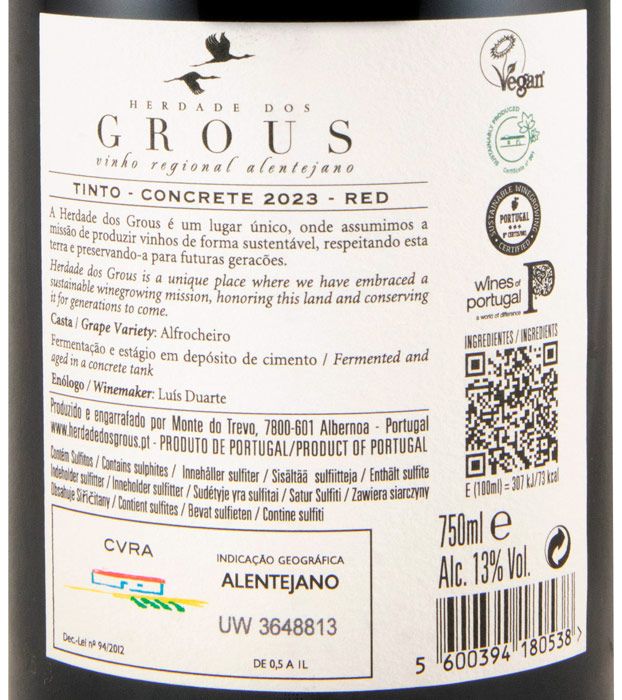 2023 Herdade dos Grous Concrete red