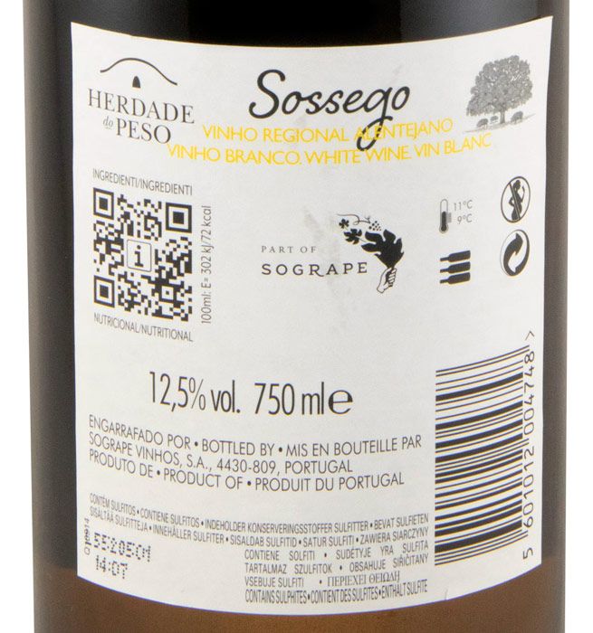 2024 Herdade do Peso Sossego white