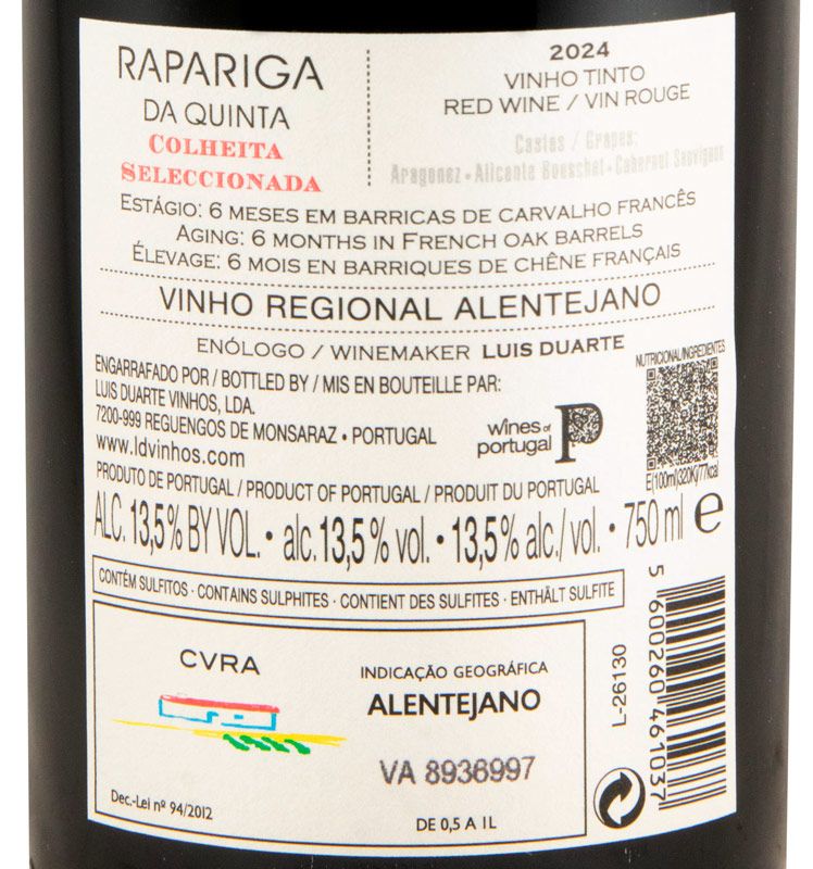 2024 Rapariga da Quinta red