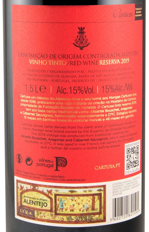 2019 Cartuxa Reserva tinto 1,5L