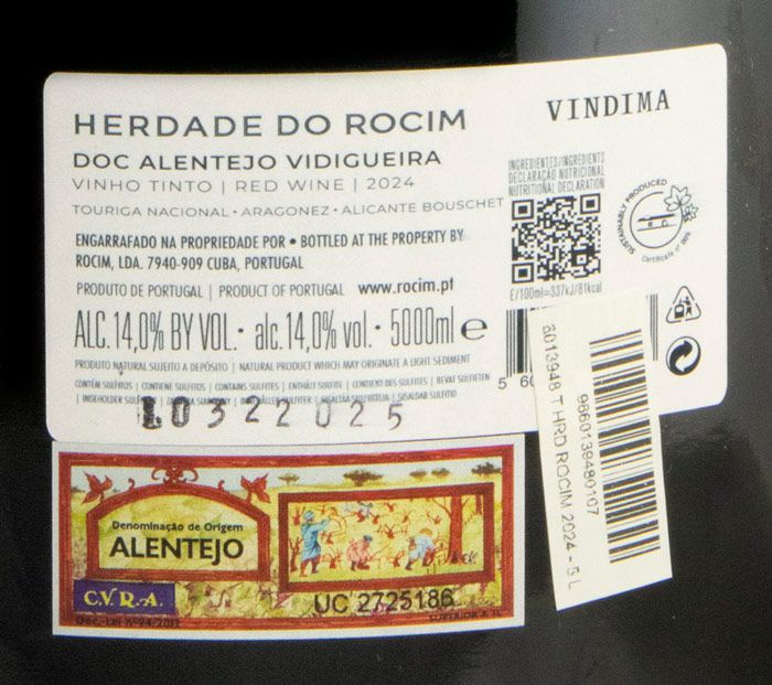 2024 Herdade do Rocim red 5L