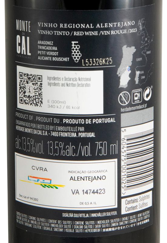 2023 Monte da Cal red