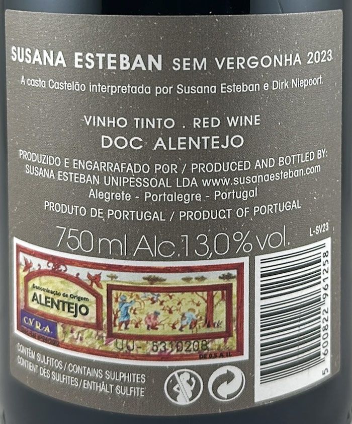 2023 Susana Esteban & Dirk Niepoort Sem Vergonha tinto