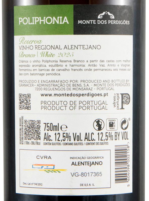 2025 Poliphonia Reserva branco