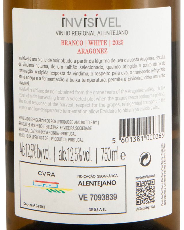 2025 Invisível Aragonês branco