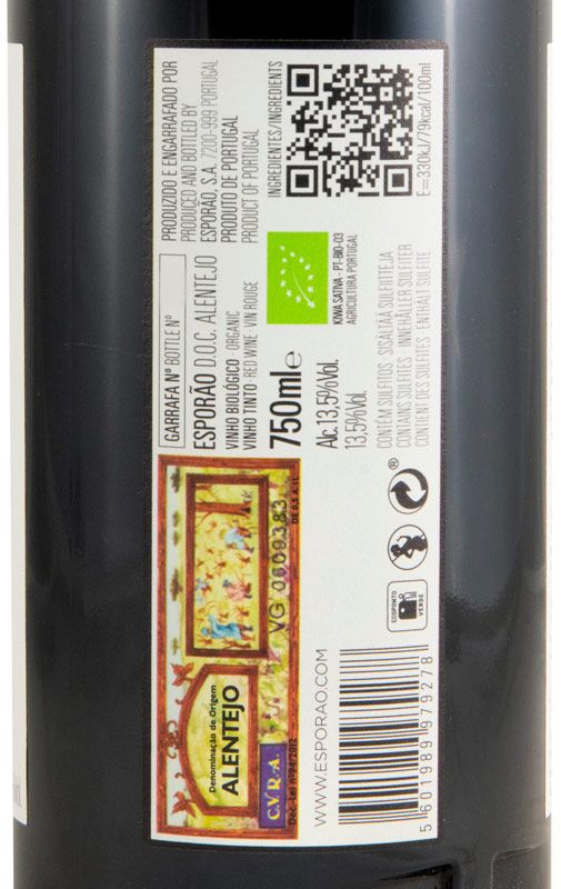 2024 Esporão Trincadeira organic red