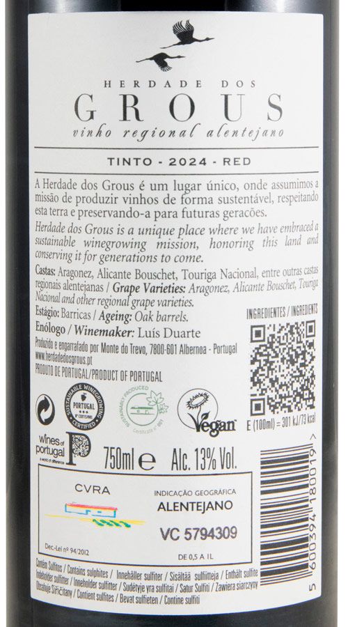 2024 Herdade dos Grous red