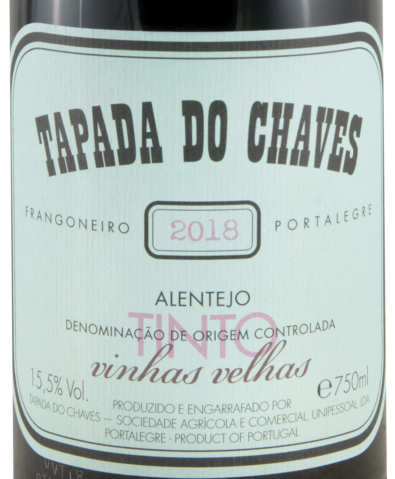 2018 Tapada do Chaves Vinhas Velhas tinto