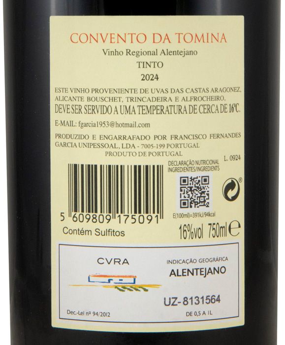 2024 Convento da Tomina tinto