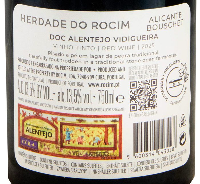 2025 Herdade do Rocim Alicante Bouschet tinto