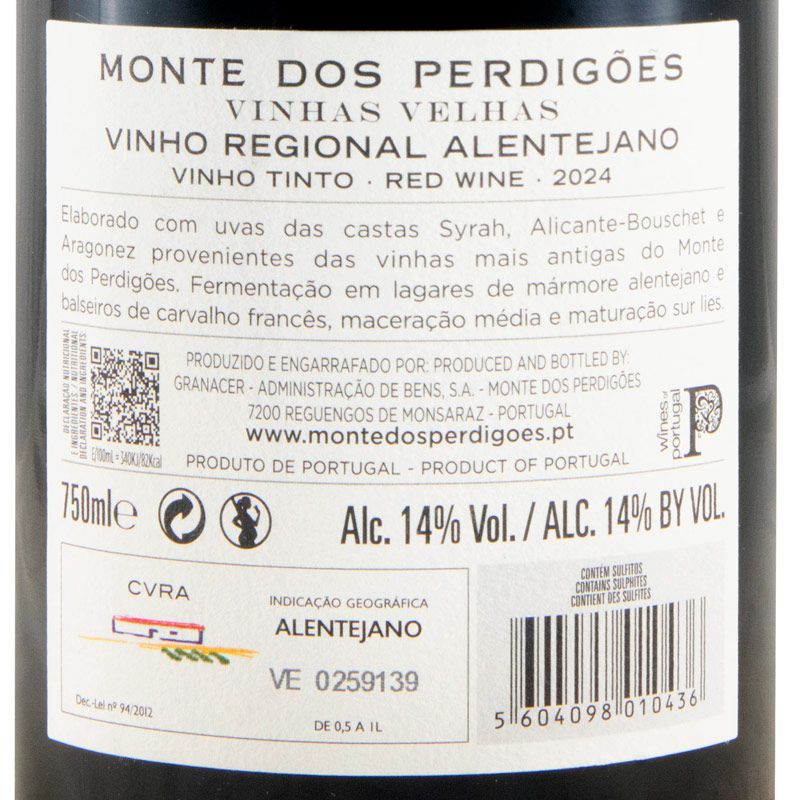 2024 Monte dos Perdigões Vinhas Velhas tinto