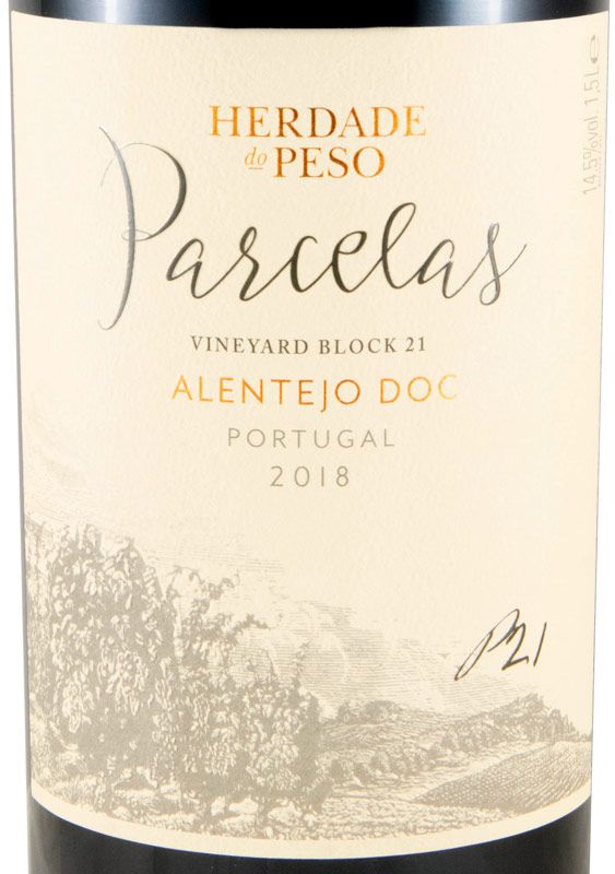 2018 Herdade do Peso Parcelas red 1.5L