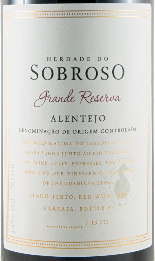 2023 Herdade do Sobroso Grande Reserva tinto