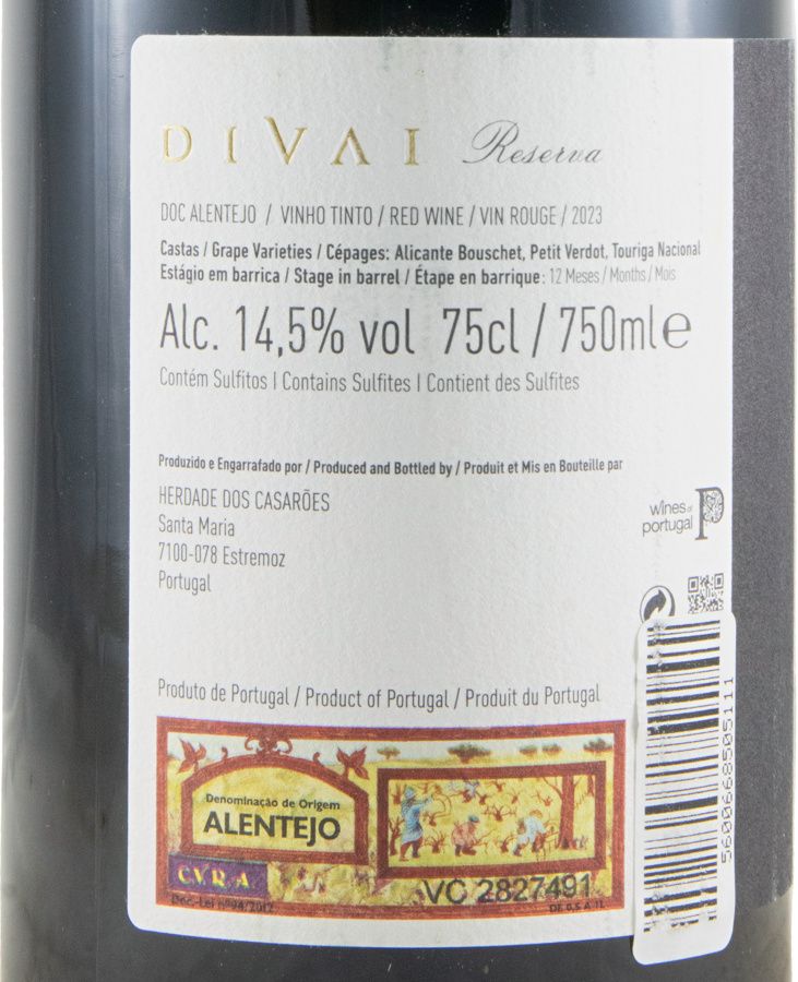 2023 DIVAI Reserva tinto