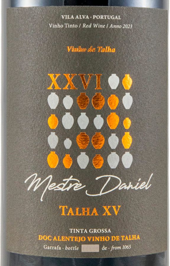 2023 XXVI Talhas Mestre Daniel Talha Única XV tinto