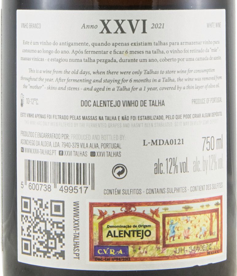 2021 XXVI Talhas branco