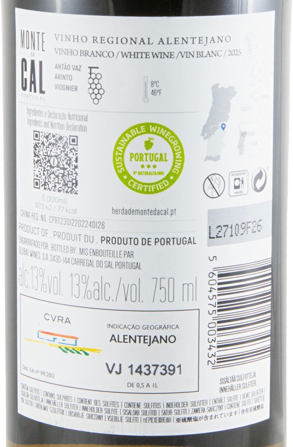 2025 Monte da Cal white