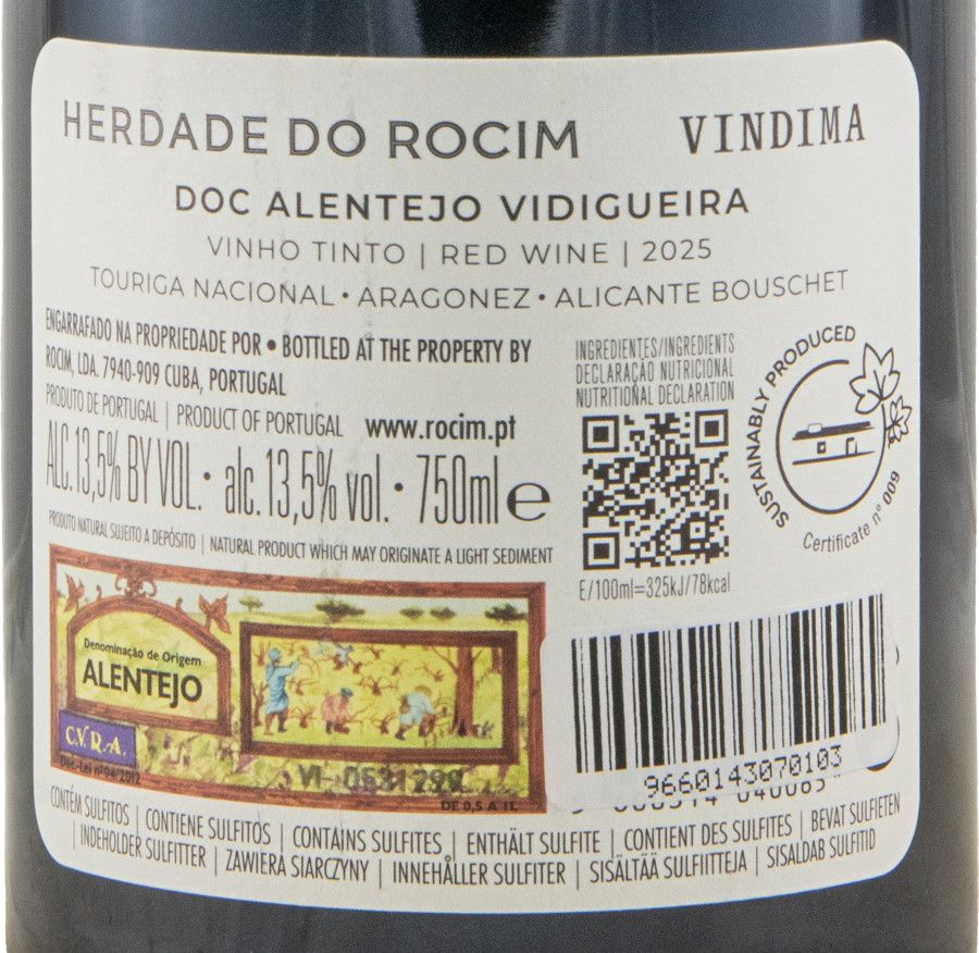 2025 Herdade do Rocim Vindima tinto