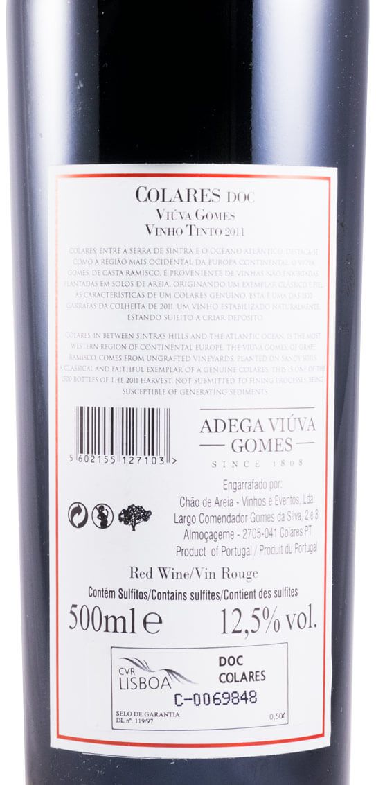 2011 Adega Viúva Gomes Collares tinto 50cl