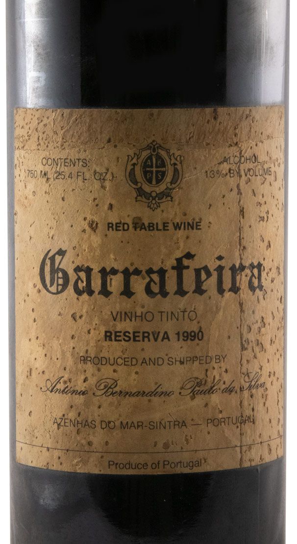 1990 Paulo da Silva Garrafeira Reserva Azenhas do Mar tinto