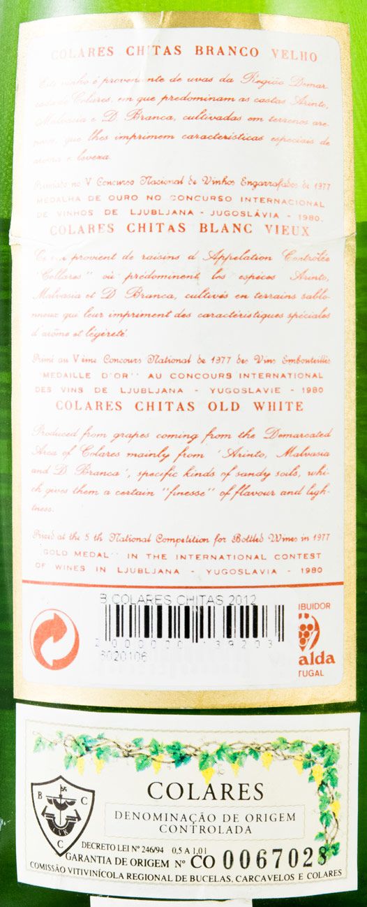 2012 Colares Chitas white