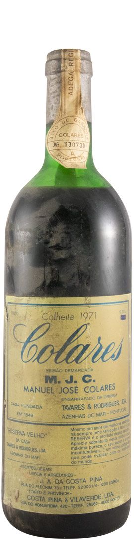 1971 Colares Reserva M.J.C. tinto