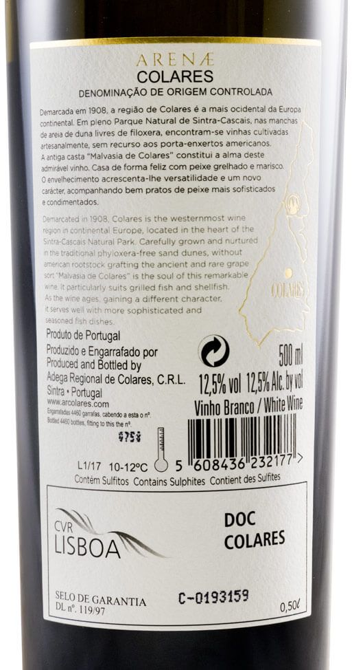 2017 Colares Arenae Malvasia white 50cl