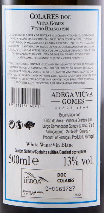 2018 Adega Viúva Gomes Collares white 50cl