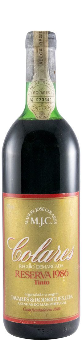1986 Colares Reserva M.J.C. red