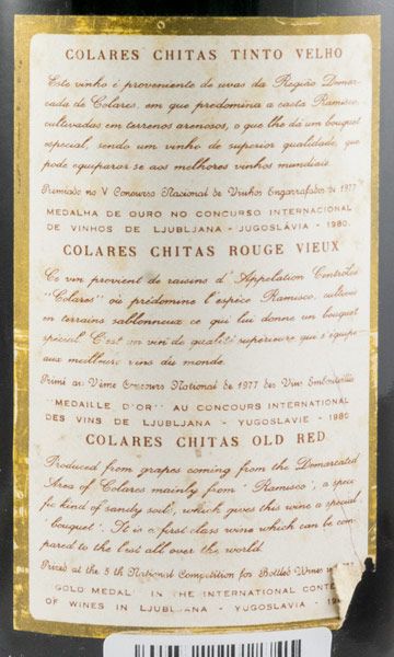 1974 Colares Chitas Reserva Velho red