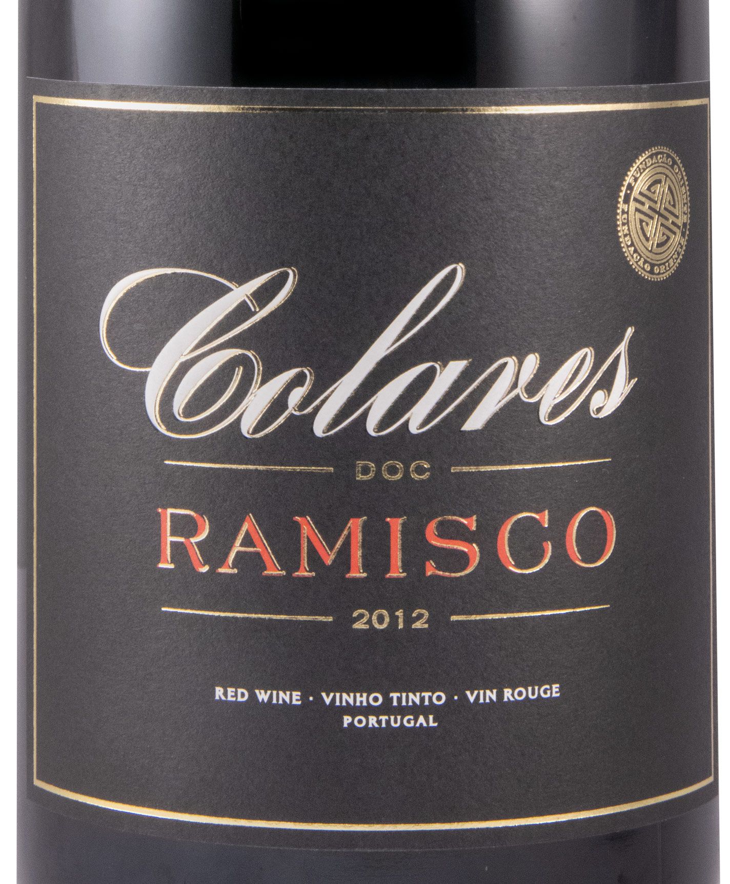 2012 Fundação Oriente Colares Ramisco tinto